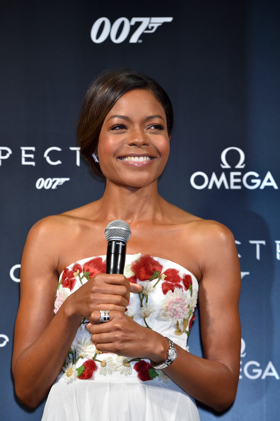 TOKYO, JAPAN - NOVEMBER 30: Naomie Harris attends the event celebrating the OMEGA SPECTRE Japan release on November 30, 2015 in Tokyo, Japan. (Photo by Koki Nagahama/Getty Images for OMEGA) *** Local Caption *** Naomie Harris